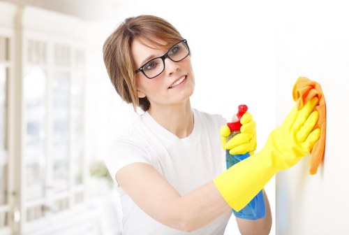 Residential after builders cleaning service in Canary Wharf apartment