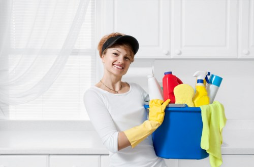 Illustration showing screen-reader-friendly carpet cleaning information layout
