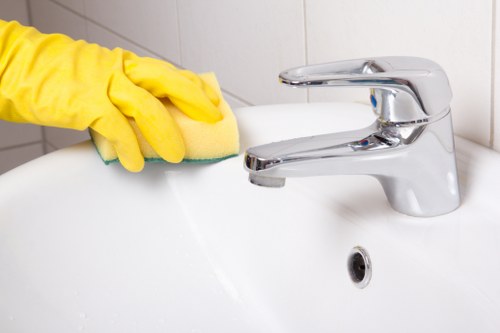 Deep cleaning service for a modern Canary Wharf home interior