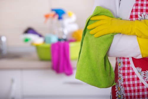 Professional cleaning company servicing modern Canary Wharf office spaces