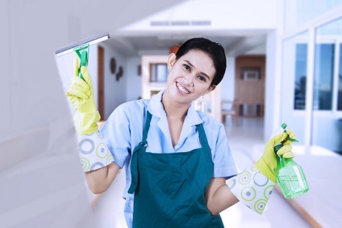 Safety-focused cleaning process with protective measures